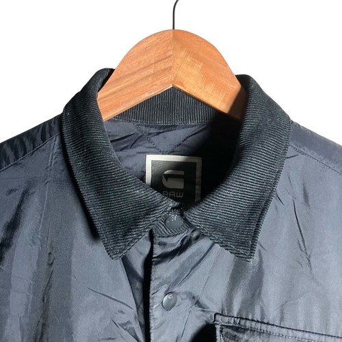 G-Star RAW Jacke Herren Gr. L blau gesteppt Druckknopf Freizeit Outdoor - Bild 5 von 14