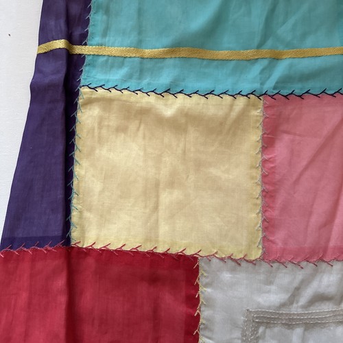 French Connection Embroidered White Skirt Size 8 Geometric Colorful Skirt NWT  - Picture 7 of 11