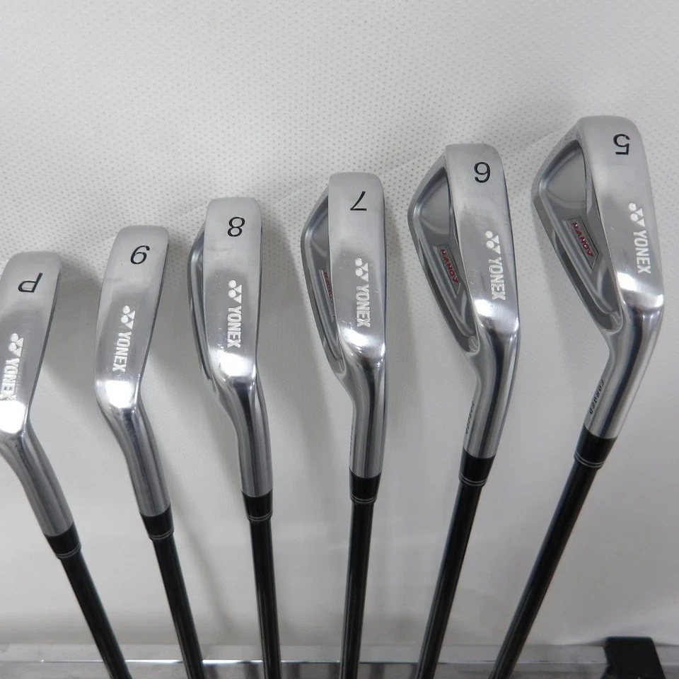 Yonex Iron Set CYBER STAR NANO V NEXTAGE FORGED Stiff NANO HI-SPEED 500 6 pieces - Image 3 of 4