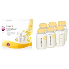 Medela Quick Clean MicroSteam Bags  Breast Milk Collection and Storage Bottl...