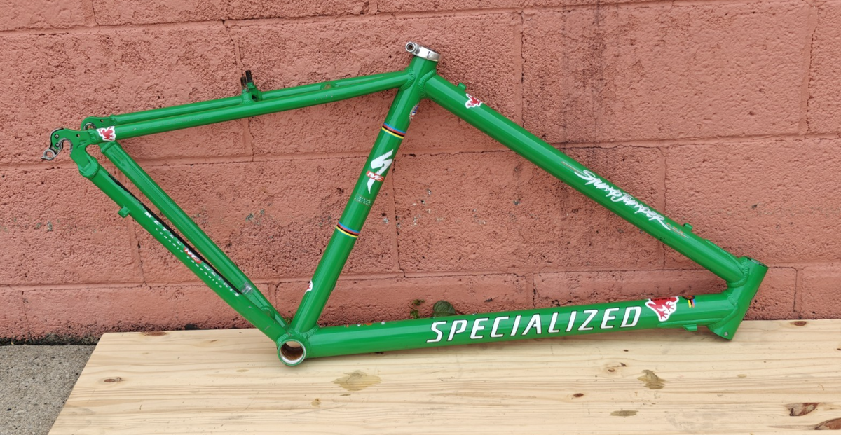 Vintage Specialized Stumpjumper M2 Pro Mountain Bike Frame - Green