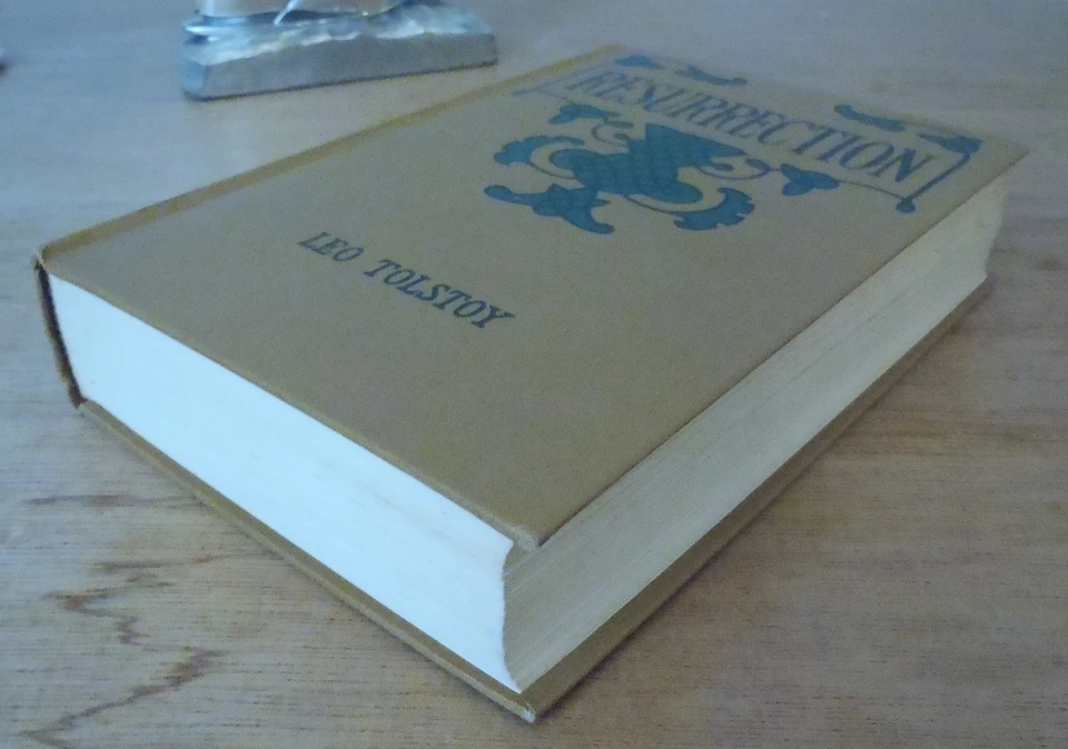 RESURRECTION by Leo Tolstoy 1927 Book to Movie Photoplay 1st Thus FINE w/ DJ Foto 4 de 4