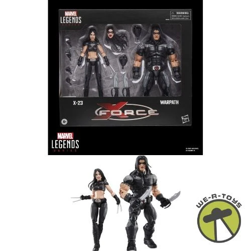 Marvel Legends Series X-Force X-23 & Warpath Action Figures Pack of 2