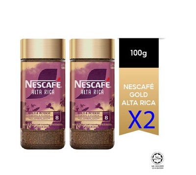 NESCAFÉ Gold Origins Alta Rica Instant Coffee Powder 100g 2 Jars Bundle Rich Cup