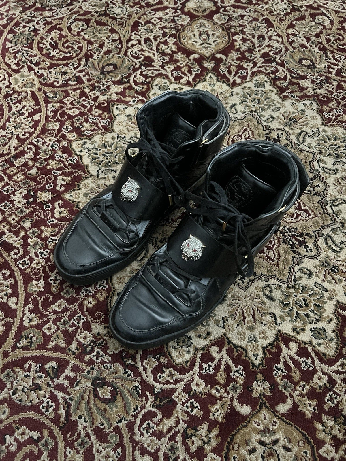 Gucci Magnum veau Nero. Extrêmement rare, exclusivités US (taille 10 1/2)