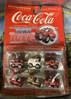 Vintage Coca Cola Tiny Tuffs Die Cast 6 Car Set Hartoy 1979 Micro Machines