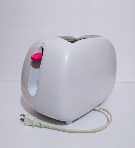 Hello Kitty Sanrio KT5211 Pink White 2 Slice Wide Slot Bagel Toaster - Picture 7 of 12