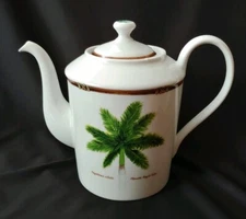 FLORIDA MARKET PLACE PALM ISLAND COFFEE OR TEAPOT PALM TREES