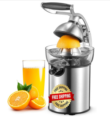 Exprimidor de limones naranja citricos portátil de acero inoxidable con tapa NEW