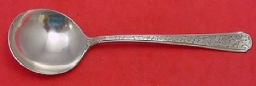 Old Brocade by Towle Sterling Silver Cream Soup Spoon 6 3/8"