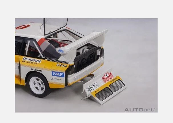 Audi Quattro Sport #6 Rally Montecarlo 1986 Mikkola Hertz AA88602 1:18 Autoart - Immagine 2 di 3