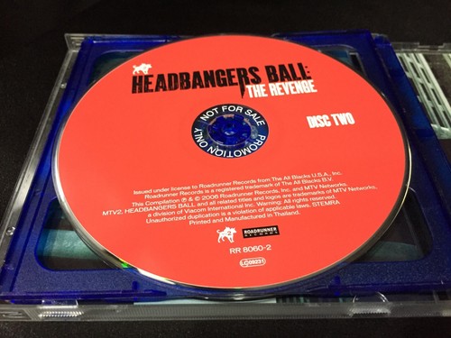 MTV2 Headbangers Ball The Revenge Thailand Promo CD In Flames Trivium Behemoth - Picture 5 of 9