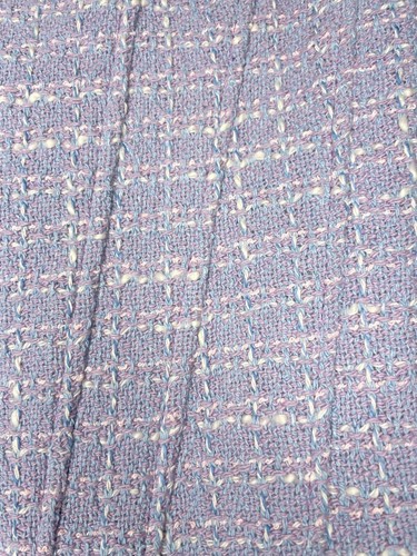 zara women set purple white tweed Strapless bustier crosetry small - Picture 5 of 20