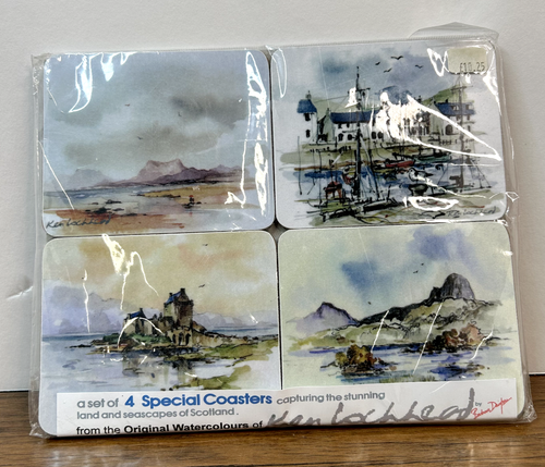Drink Coasters - Set of 4 - Landscape of Scotland - Picture 1 of 6