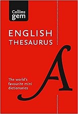 English Gem Thesaurus The World S Favourite Mini Thesaurus Collins Gem Dictiona