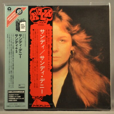 洋楽 LP Sandy Denny Sandy DENNY Sandy +5 BONUS Tracks! Orig. 2005 JAPAN Mini LP