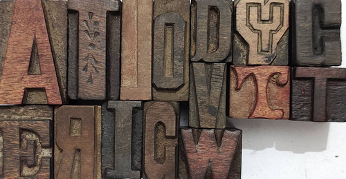 Vintage Letterpress 15 Mix Letters Wood Type Printers Block Collection #BL-611 - Picture 2 of 8