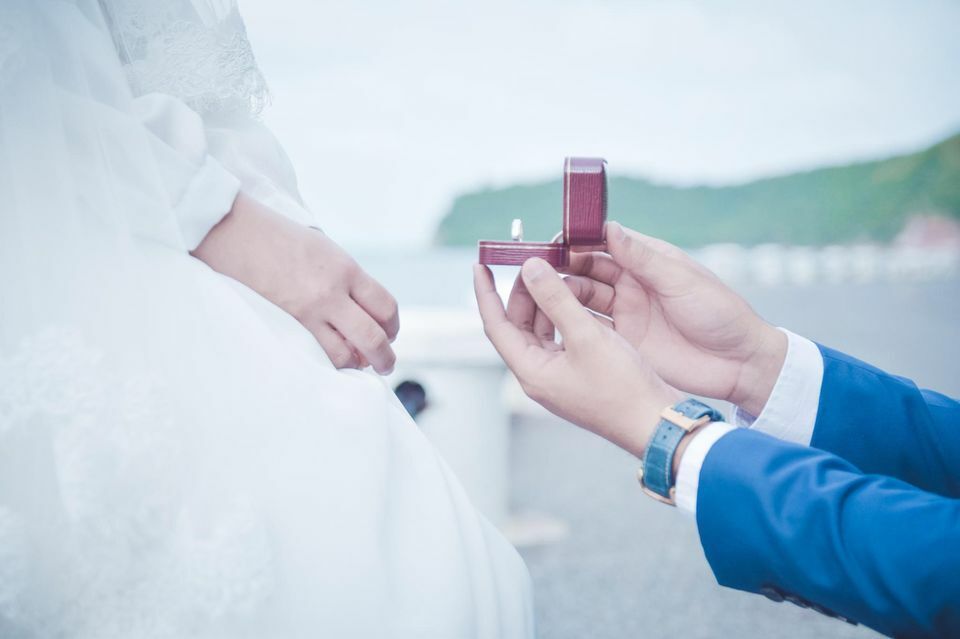 Paar Ringe Edelstahl für Ehe Verlobung Partner Hochzeit Freundschaft RoseSchwarz