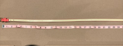 Kate Spade Skinny Belt Pink Genuine Leather Size M - Picture 13 of 15