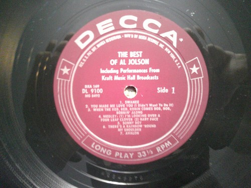 DECCA 2 LP RECORD/AL JOLSON/ THE BEST OF / 1960 PRESS/ EX - Picture 5 of 6