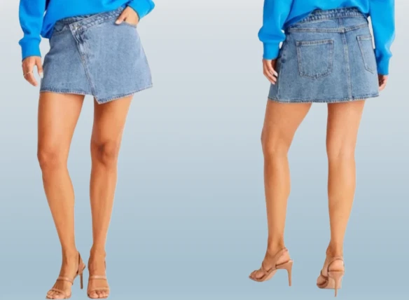 Plus size clearance denim skirt ebay