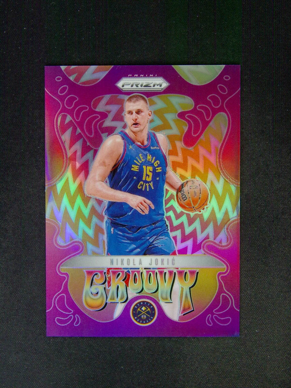 2024-25 Panini Prizm Nikola Jokic #21 Groovy Case Hit SSP