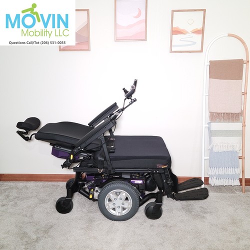 Bariatric Quantum Q6 Edge HD 450lbs Power Wheelchair Tilt Legrest Recline - Picture 4 of 8