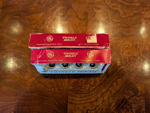 8 GE Twinkle Bright Transparent C-7 Clear Replacement Bulbs    Tested Blinking - Picture 2 of 7