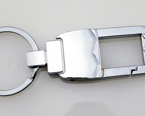 Steel Silver Keyring Key Holder Key Case Chain Ring For Car Truck Accessories - Picture 5 of 7