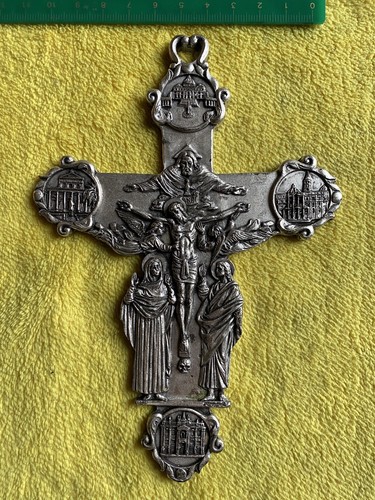 PAPA GIOVANNI PAOLO II - CROCE DEL GIUBILEO JUBILEUM PACIS 2000 - 16,5 X 11,5 - Foto 14 di 15