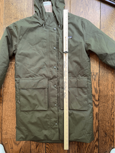 Parka para mujer Patagonia banco de pinos tres en uno talla pequeña aguja de pino verde nueva con etiquetas - Imagen 5 de 6