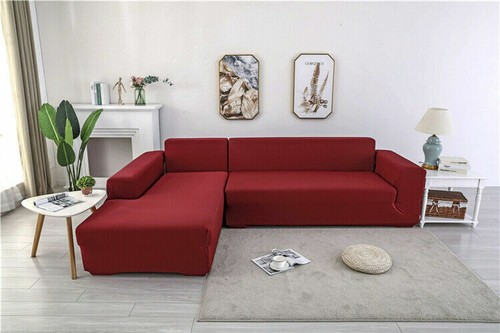 1/2/3/4 Wohnsitz elastisch Sofabezug Settee Stretch Slipper Couch Protector - Bild 25 von 35