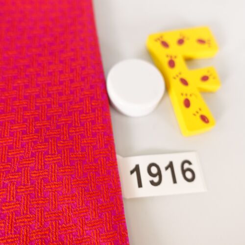 COTTAGE PRODUCT Men's Neon Pink Orange Wave Solid Basic Necktie Tie Silk Wedding - Picture 10 of 10