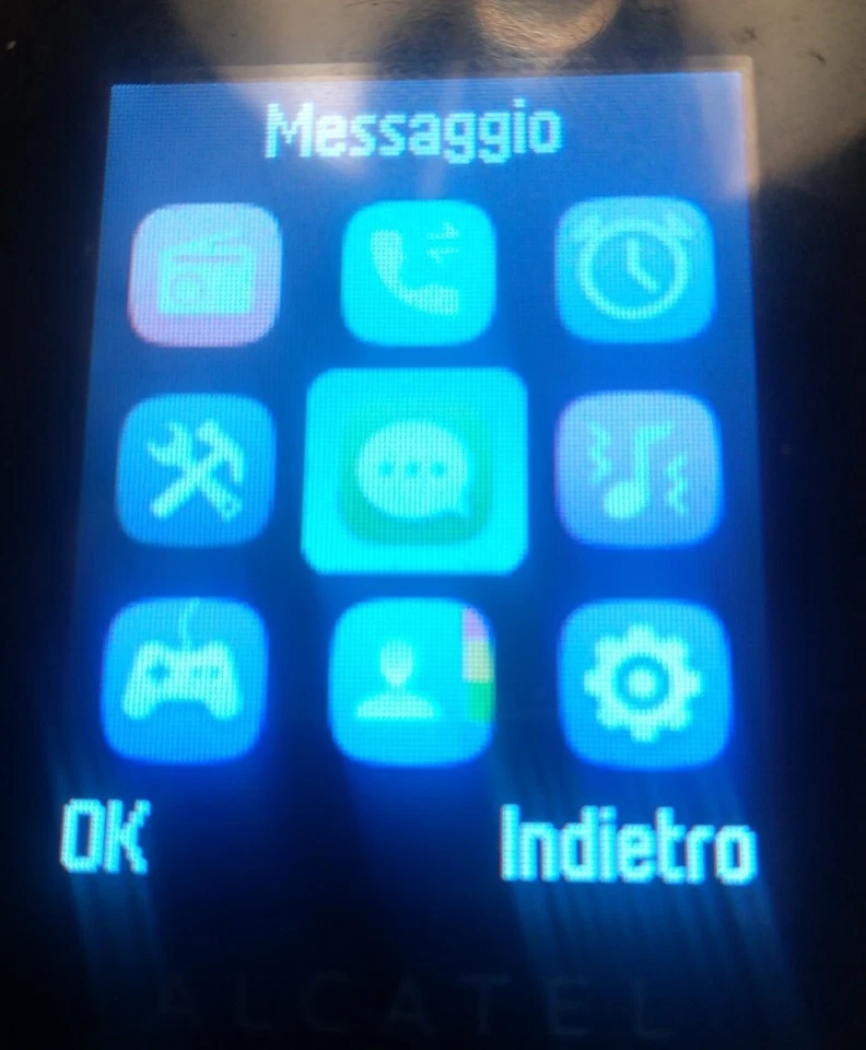 ALCATEL ONE TUCH 1016D CELLULARE DUAL SIM - ALIMENTATORE E BATTERIA ORIGINALI - Immagine 3 di 4