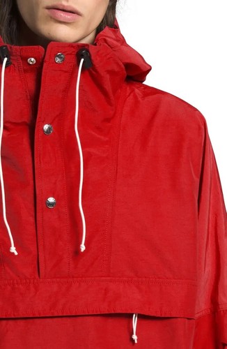NWT The North Face Windjammer Anorak Water Repellent Hooded Jacket - Red - Large - Picture 4 of 11
