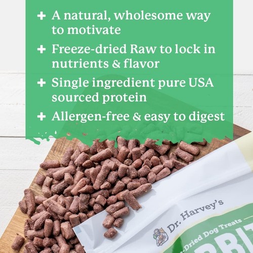 Rabbit Bites Freeze Dried Dog Training Treats with Rabbit Meat for Dogs - Picture 5 of 7
