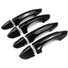 Door Handle Cover Trim Exterior Accessories For Ford Edge 2019-2024 Black