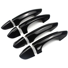 Door Handle Cover Trim Exterior Accessories For Ford Edge 2019-2024 Black