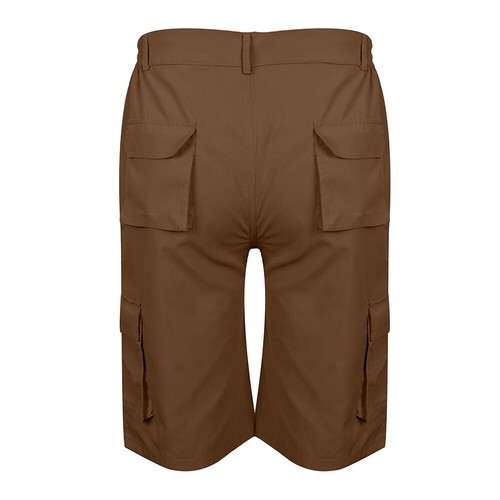 Summer Mens Cargo Shorts Elasticated Waist Pocket Combat Jogger Beach Half Pants - Picture 6 of 29