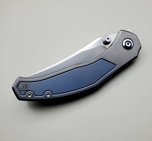 CKF Custom Knife Factory BLAVA Titanium Timascus pivot collar M398 Zircuti MRBS - Picture 4 of 10