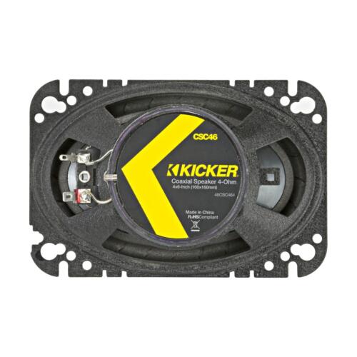 Kicker CSC464 CS Series 4x6" 2 Way Car Door Dash Coaxial Speakers 50w RMS Pair - Picture 3 of 4