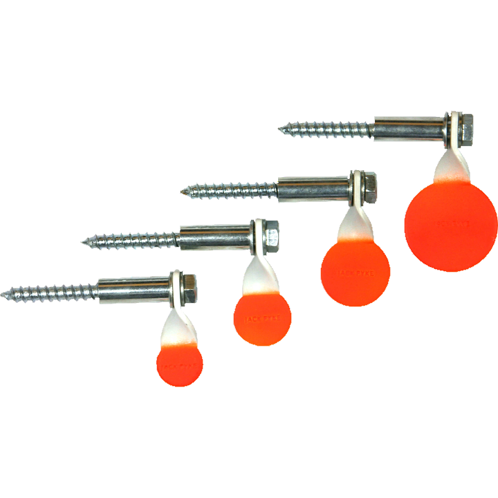 Jack Pyke 4 Pack Mini Spinner Targets Steel Shooting Target Practice