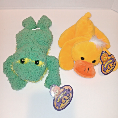 2002 King Plush Beaniacs Bear With Tags - Picture 2 of 15