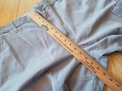 Wrangler Mens 40 x 10 Shorts Cargo Khaki 6 Pocket Beige - Picture 5 of 9