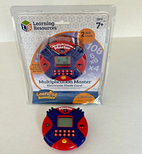 Multiplication Math Game Master Learning Homeschool Electronic Handheld Lot of 2