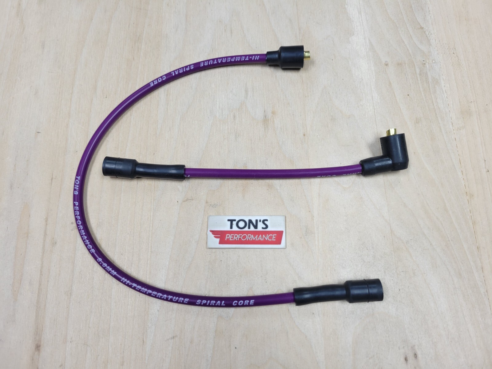 Ton's Purple 8mm Spark Plug Wires Harley XL 1986 2003 Sportster 883