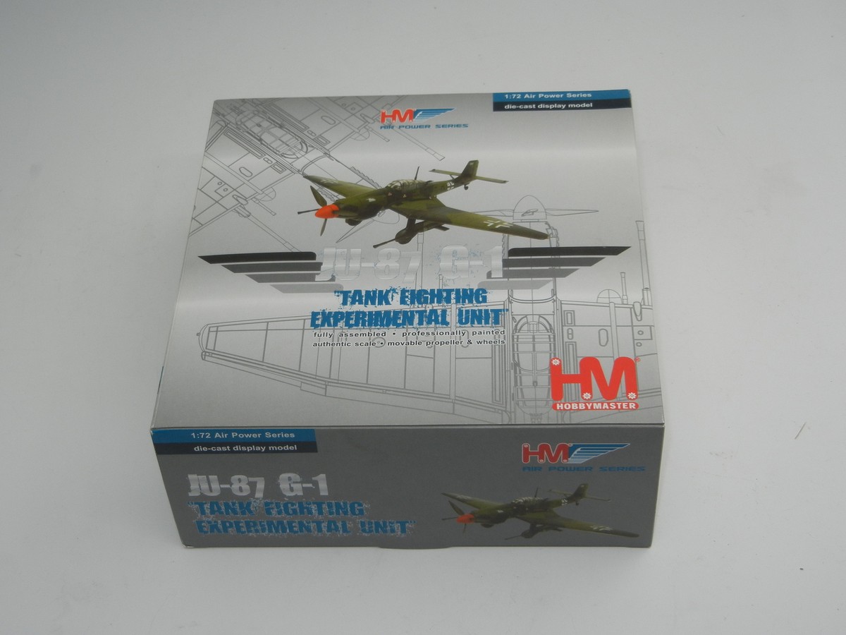 HOBBY MASTER ホビーマスター 1/72 JU-87 G-1 Hobby Master 1:72 JU-87 G-1 Tank Fighting Experimental Unit
