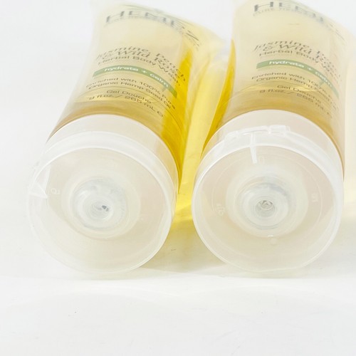 Hempz Pure Herbal Extracts Jasmine Peach Wild Rose Body Wash NOS 9 oz Lot Of 2 - Picture 10 of 11