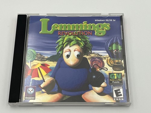 Lemmings Revolution - Original Jewel Case Game for PC CD-ROM - VGC - Picture 1 of 3
