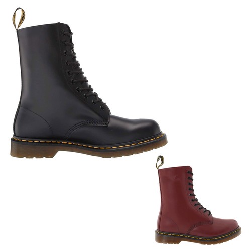 Dr. Martens Unisex Boots 1490 Casual Lace-Up Ankle Goodyear-Welt Leather - Picture 1 of 9